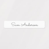 Name Labels for kids Back to School Cursive Script Etiketten (Design 1)