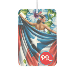 Name Lateinamerikanische Frau Puerto Rico Boricua Autolufterfrischer