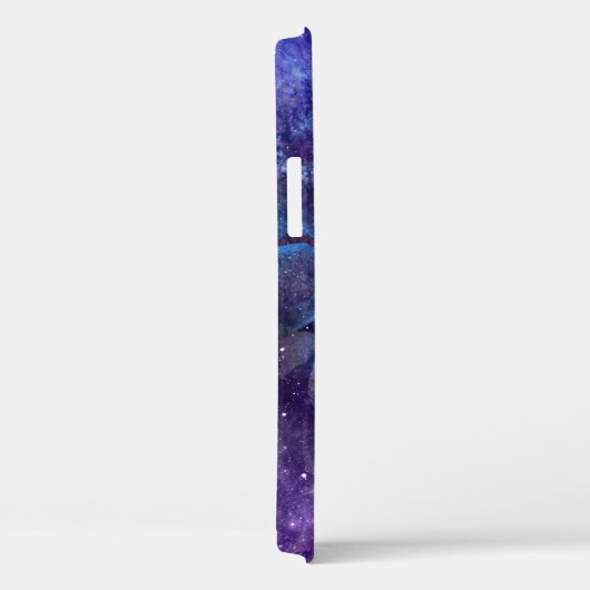 Name Lila Blue Galaxy Case-Mate iPhone Hülle (Rückseite / Rechts)