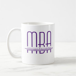 Name Lila MBA Kaffeetasse
