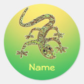 Name Lizard Gecko Salamander Stickers (Vorderseite)