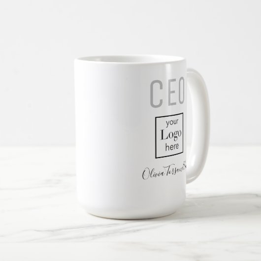 Name Logo CEO Kaffeetasse (VorderseiteRechts)