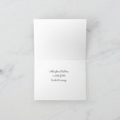 Name Logo Chalkboard Blue Confirmation Vielen Dank (Innenseite)