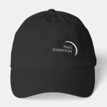 Name-Logo, Elegantes Minimal Weißer Halbmond