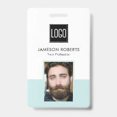 Name, Logo, Foto des Unternehmens Ausweis (Front)