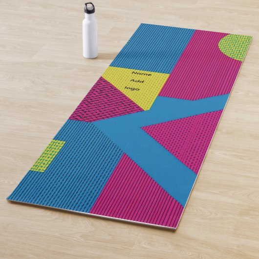 Name-Logo-Yoga-Matte Yogamatte (Beispiel)