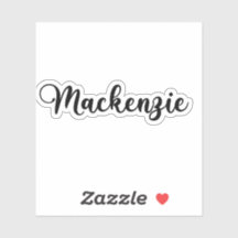 Name Mackenzie - Handgeschriebene Kalligrafie
