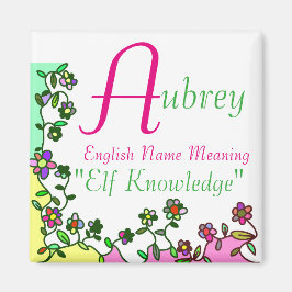 Name Magnet Meaning, Aubrey: Wissen über Elf