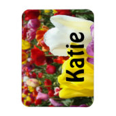 Name Magnete Tulip Blume benutzerdefiniert Ihr Nam (Vertikal)