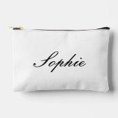 Name Makeup Bag,Beaty makeup bag,Monogramed Makeup Zubehörtasche (Vorderseite)