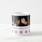 Name Mama Extraordinaire Best Mama Ever + 3 Fotos Kaffeetasse (Mittel)