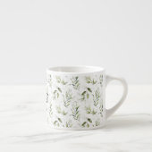 Name || Männliche Wasserfarbe Grün 6oz Espressotasse (Rechts)
