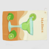 Name-Margarita-Golftuch Golfhandtuch (Horizontal)