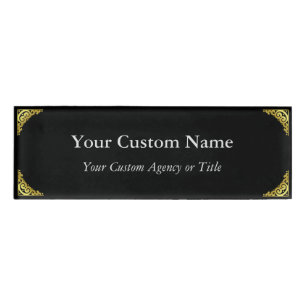 Name-Markierung für dünne blaue Linie Namenschild