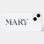 Name Mary Case-Mate iPhone Hülle (Rückseite (Horizontal))