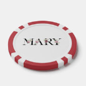 Name Mary Pokerchips (Einzeln)
