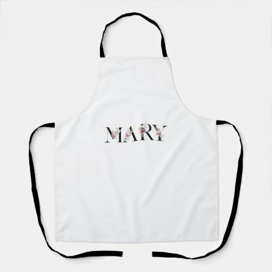 Name Mary Schürze (Vorderseite)