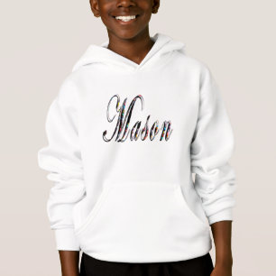 Name Mason aus Lollies gemacht, Hoodie