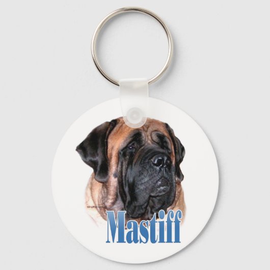 Name Mastiff (apricot2) Schlüsselanhänger (Vorderseite)