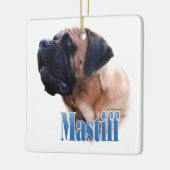 Name Mastiff (Aprikose) Keramikornament (Links)