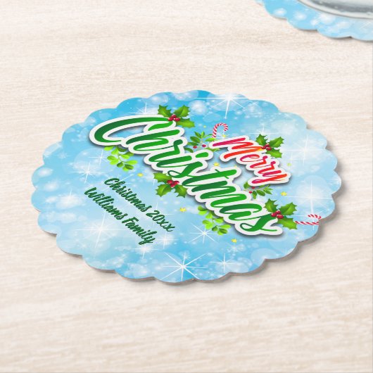 Name Matching Mercury Blue Paper Coast Untersetzer (angewinkelt)