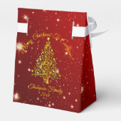 Name Matching Set Weihnachten Red Gold Tree Star h Geschenkschachtel (Rückseite)