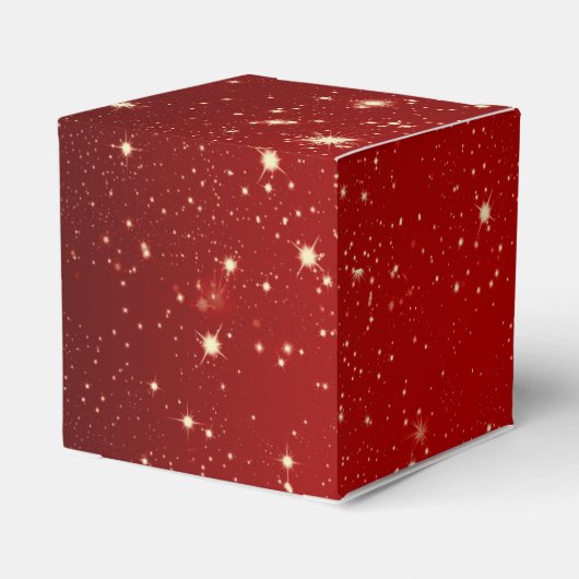 Name Matching Set Weihnachten Red Gold Tree Star h Geschenkschachtel (Rückseite)