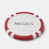 Name Megan Pokerchips (Einzeln)
