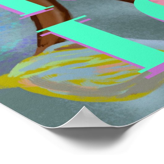 Name Mermaid Affirmation Poster (Ecke)