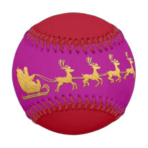 Name Merry Weihnachten Santa Reindeer Red Pink Gol