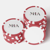 Name Mia Pokerchips (Stapel)
