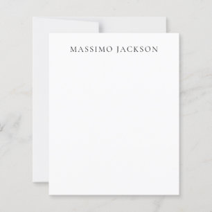 Name Minimalistisch Modern Schlicht Einfach Schwar