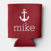 Name mit Ankern Dosenkühler (Vorderseite)