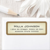 Name mit bräunlicher Grenze (Insitu)