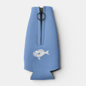 Name mit Fisch Flaschenkühler (Rückseite)