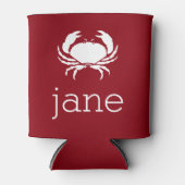 Name mit Krebserkrankung Dosenkühler (Vorderseite)