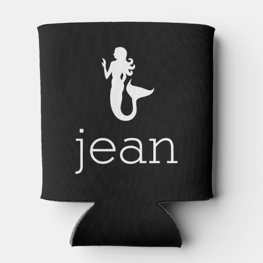 Name mit Mermaid Dosenkühler (Rückseite)