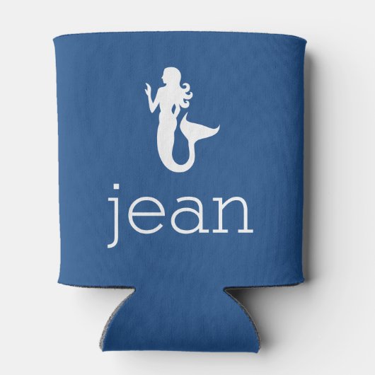 Name mit Mermaid Dosenkühler (Rückseite)