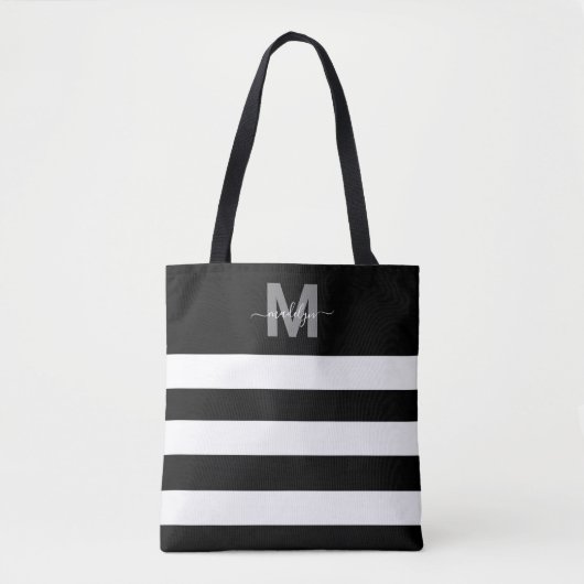Name Mit Monogramm Tasche (Vorderseite)