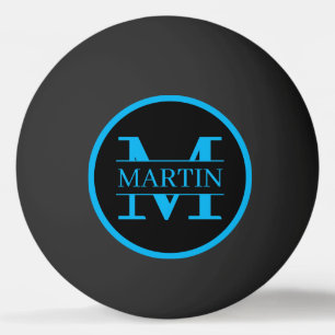 Name mit Monogramm Tischtennisball