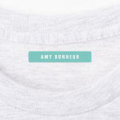 Name Modern | Bekleidung aus Eisen Etiketten (Befestigt)