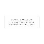 Name Moderne klassische Rücksendeadresse hinzufüge Permastempel (Design)