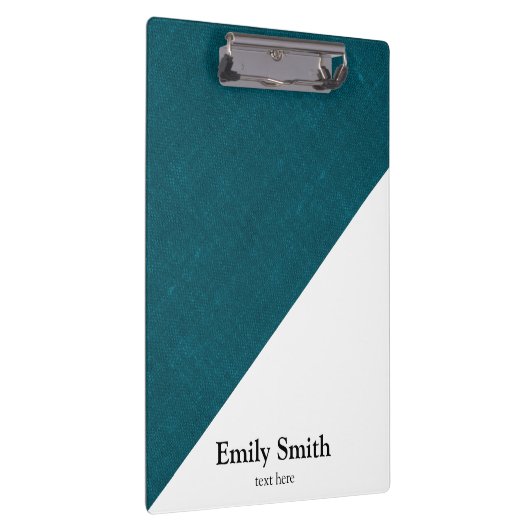 Name moderner geometrischer Farbblöcke Klemmbrett (Rechts)