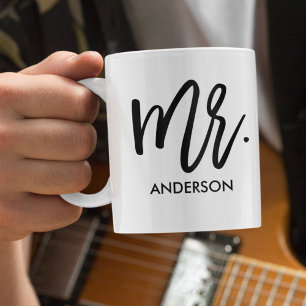 Name Modernes Drehbuch Personalisiert Kaffeetasse