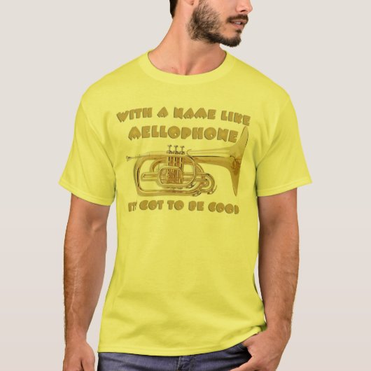 Name mögen Mellophone T-Shirt (Vorderseite)