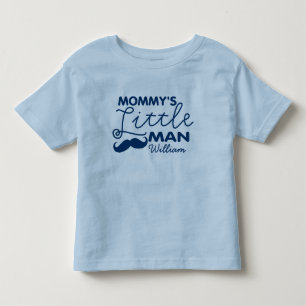 Name Mommy's Kleiner Mann hinzufügen Kleinkind T-shirt