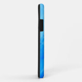 Name Monogram Blue Case-Mate iPhone Hülle (Hinten/Rechts)