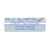 Name | Monogram Blue Watercolor (Vorne)