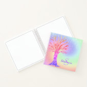 Name Monogram Giron Rainbow Glitzern Sketchbook Notizblock (Innenseite)