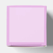 Name Monogram Initial Letter Orchid & Lilac Geschenkschachtel (Oben)